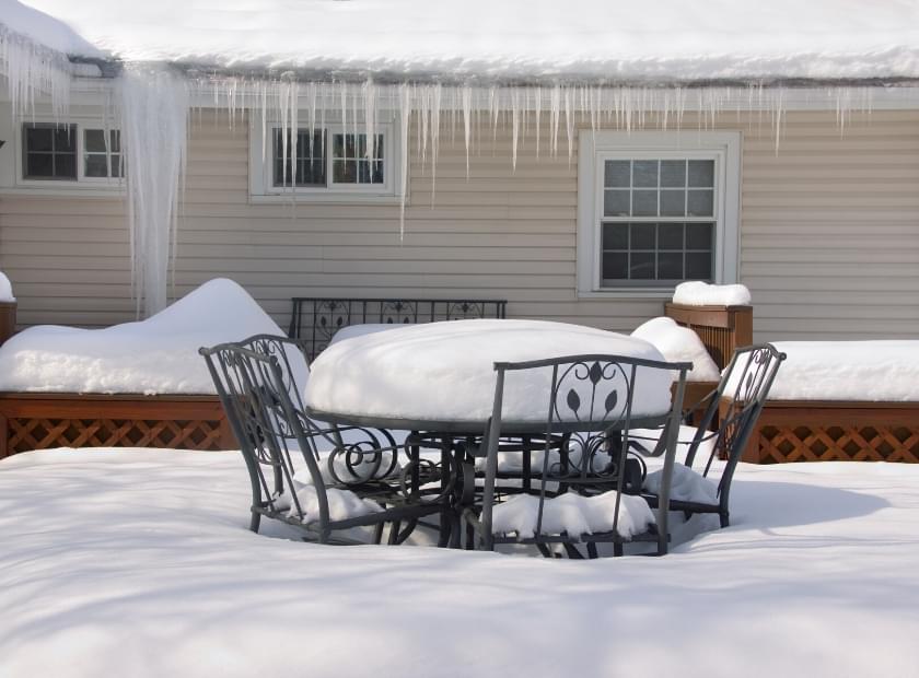 Snowy Deck