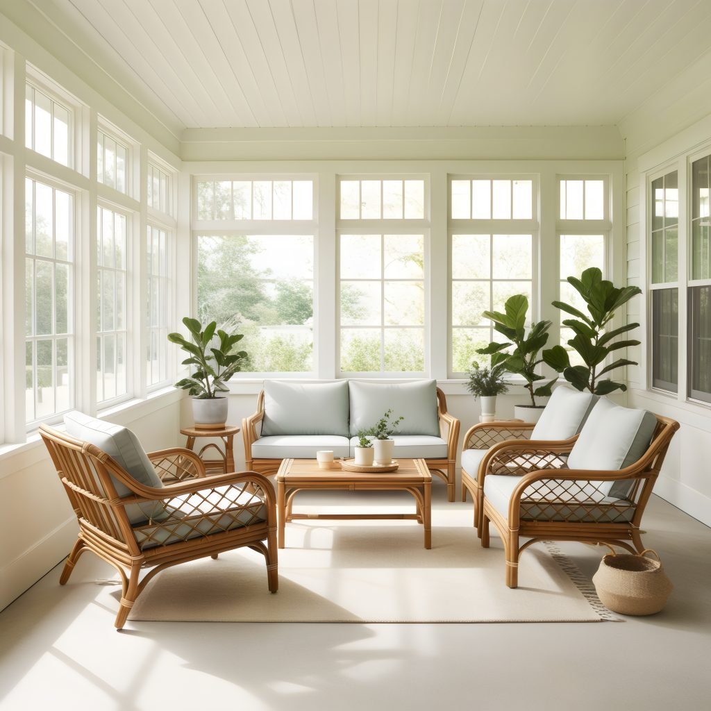 cozy sunroom retreat